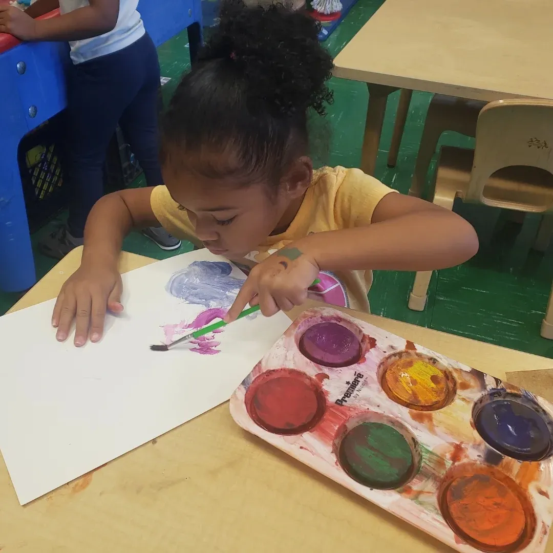 P.S. 154 students participating in an outdoor activity