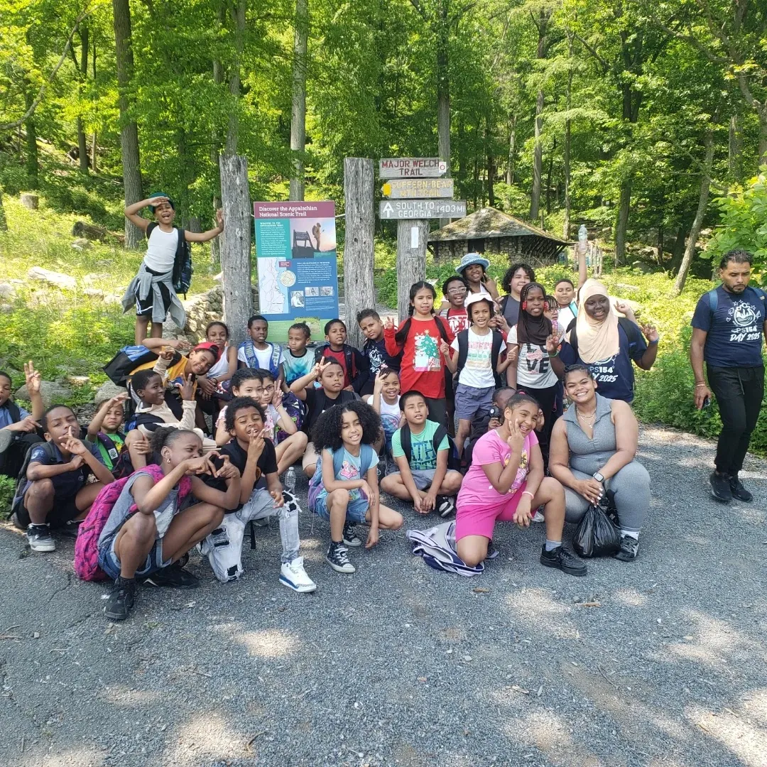 P.S. 154 students having fun and learning